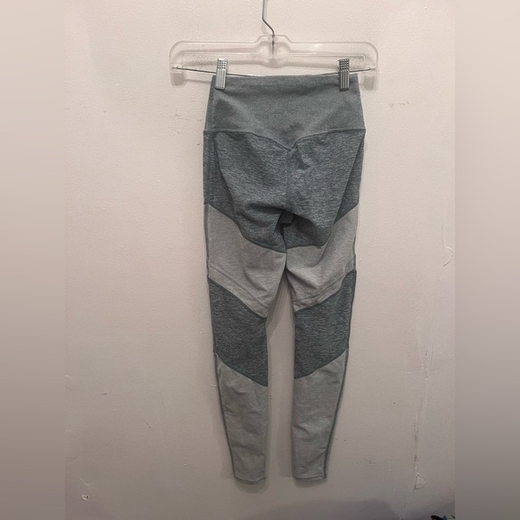 Alo Yoga Sheila Alosoft Heathered Seagrass 28" High Waist Legging Extra Small - Picture 4 of 5